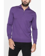 MAGLIA COLLO ALTO IN MISTO LANA MERINOS - Lavabile in lavatrice ed asciugabile in tumbler