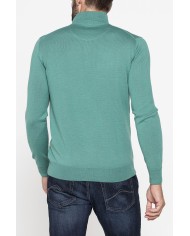 MAGLIA COLLO ALTO IN MISTO LANA MERINOS - Lavabile in lavatrice ed asciugabile in tumbler