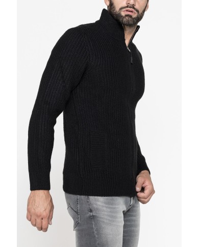CARDIGAN IN MAGLIA LAVORATO CON FILATO GROSSO