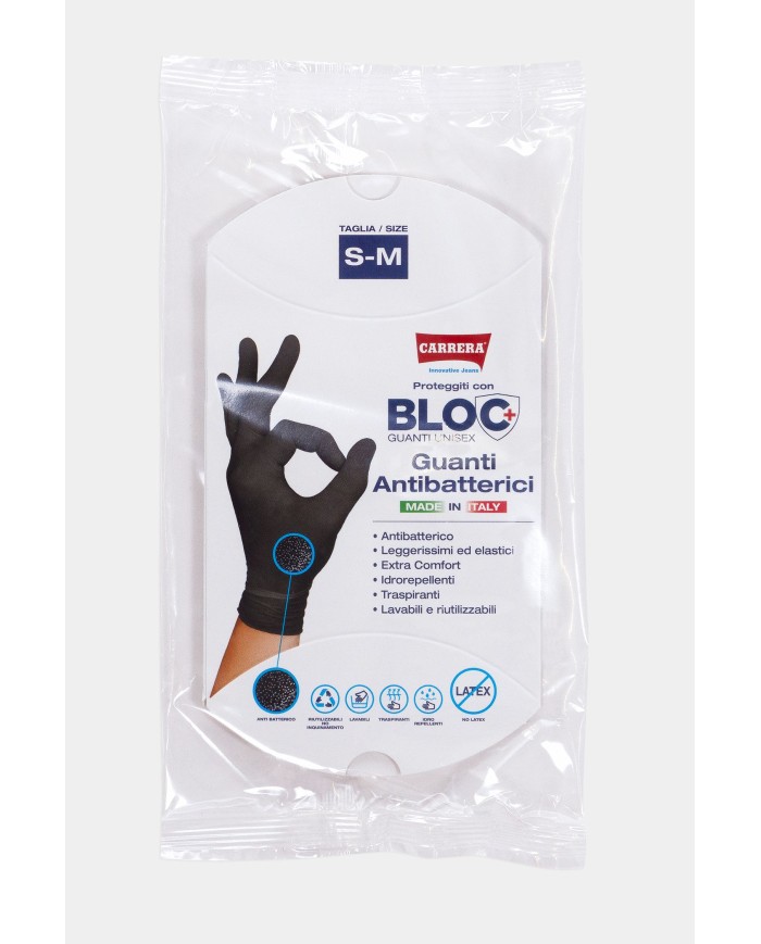 GUANTI UNISEX in tessuto. Lavabili, antibatterici, idrorepellenti, traspiranti.