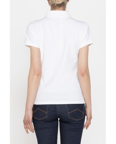 POLO MANICA CORTA IN PIQUET STRETCH DI COTONE