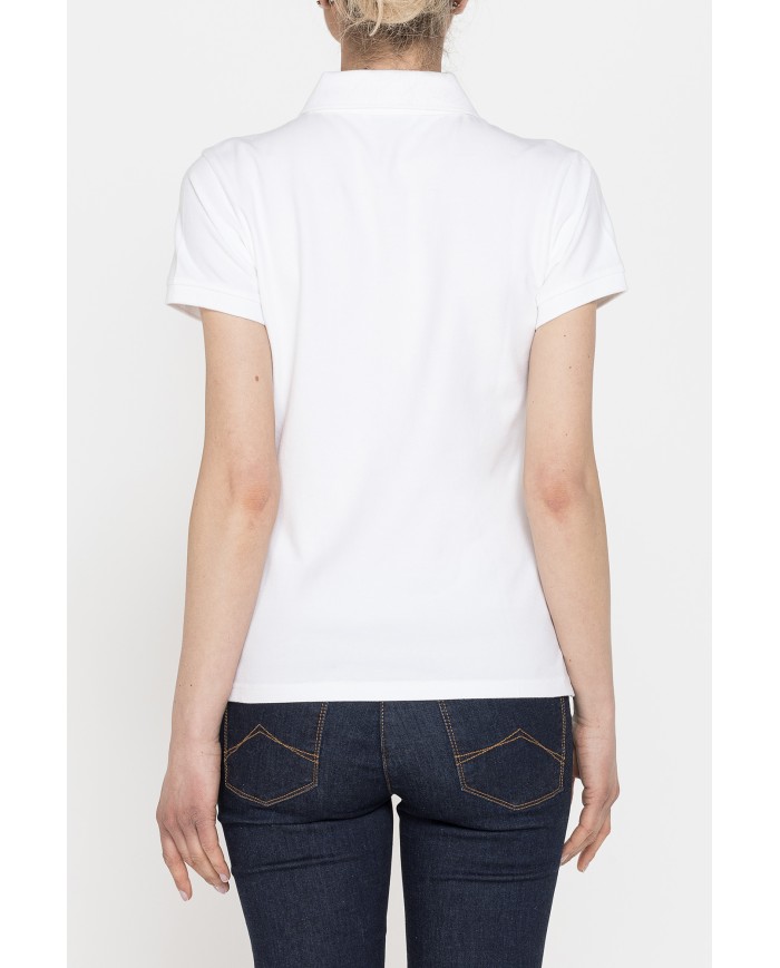 POLO MANICA CORTA IN PIQUET STRETCH DI COTONE