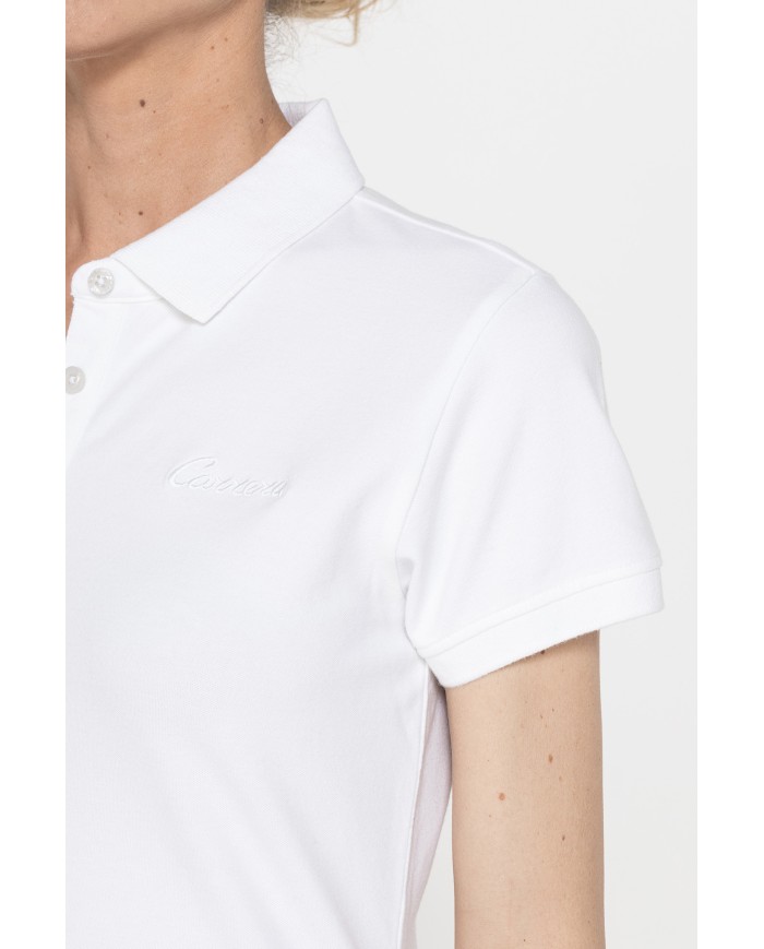 POLO MANICA CORTA IN PIQUET STRETCH DI COTONE