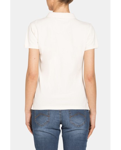 POLO MANICA CORTA IN PIQUET STRETCH DI COTONE