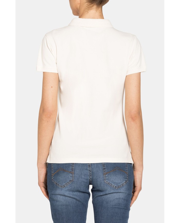 POLO MANICA CORTA IN PIQUET STRETCH DI COTONE