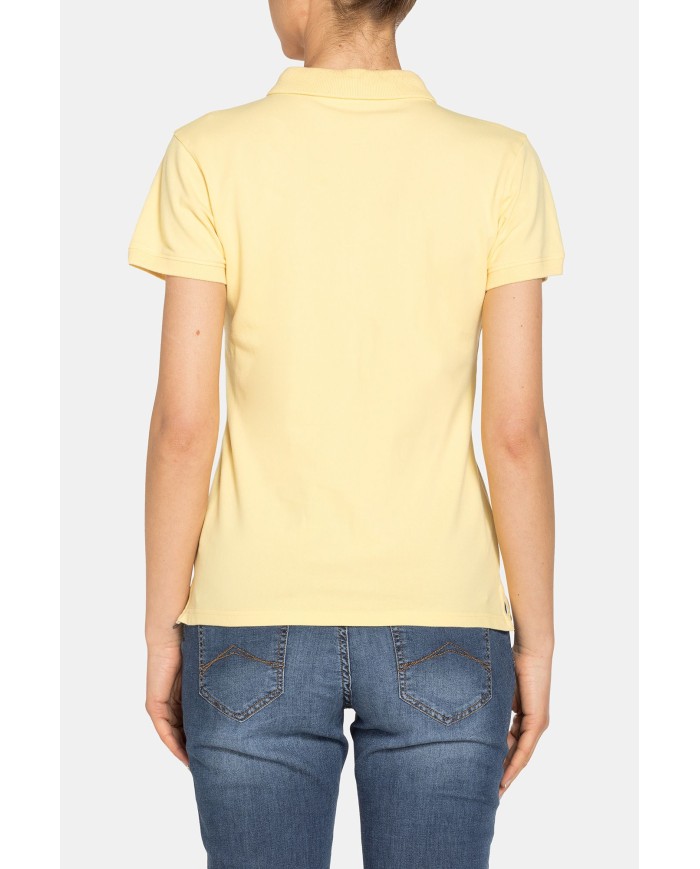 POLO MANICA CORTA IN PIQUET STRETCH DI COTONE
