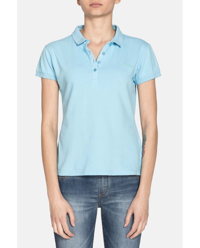POLO MANICA CORTA IN PIQUET STRETCH DI COTONE