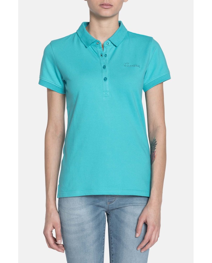 POLO MANICA CORTA IN PIQUET STRETCH DI COTONE