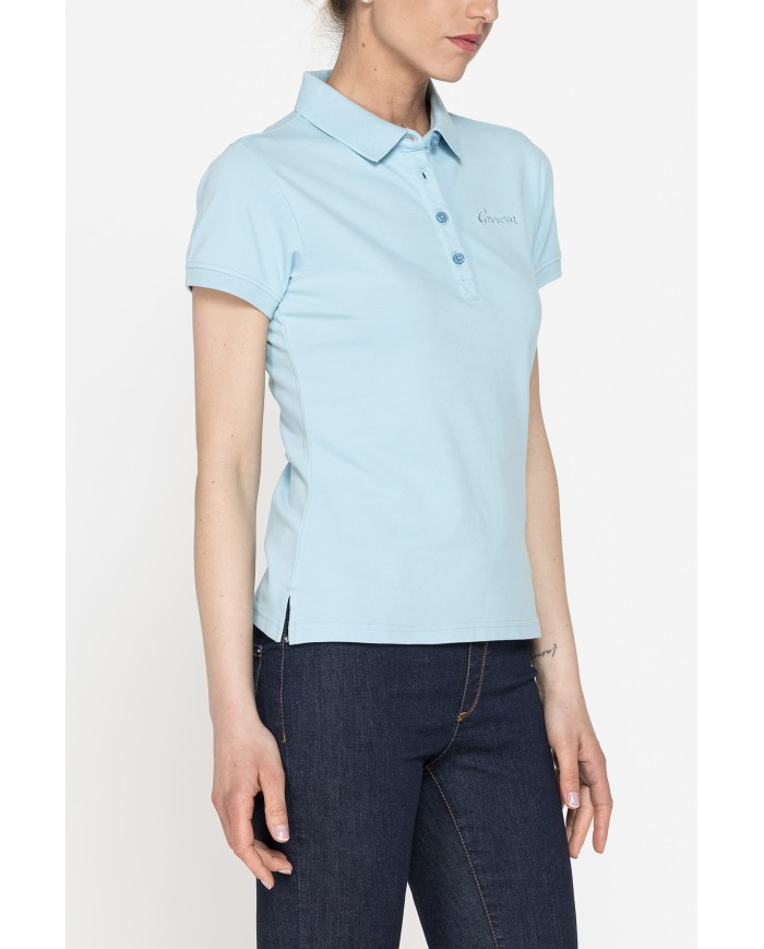 POLO MANICA CORTA IN PIQUET STRETCH DI COTONE