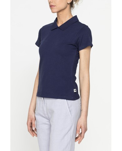 POLO CON ABBOTTONATURA POSTERIORE