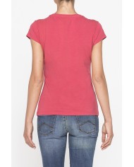 T-SHIRT GIROCOLLO  IN JERSEY STRETCH DI COTONE