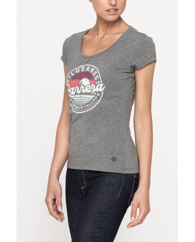 T-SHIRT GIROCOLLO  IN JERSEY STRETCH DI COTONE