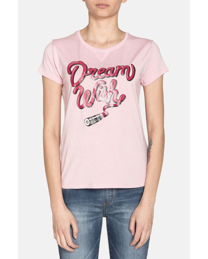 T-SHIRT GIROCOLLO IN JERSEY VISCOSA. Vestibilità slim.