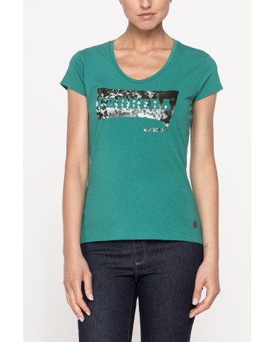 T-SHIRT GIROCOLLO IN JERSEY STRETCH DI COTONE