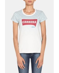 T-SHIRT GIROCOLLO IN JERSEY DI COTONE STRETCH