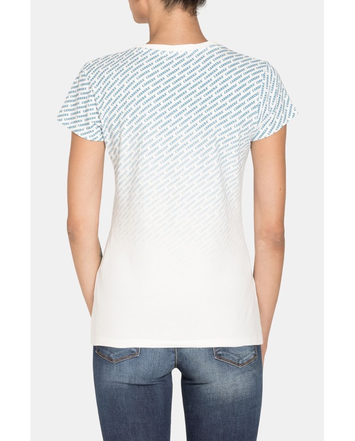 T-SHIRT GIROCOLLO IN JERSEY DI COTONE STRETCH