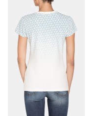 T-SHIRT GIROCOLLO IN JERSEY DI COTONE STRETCH