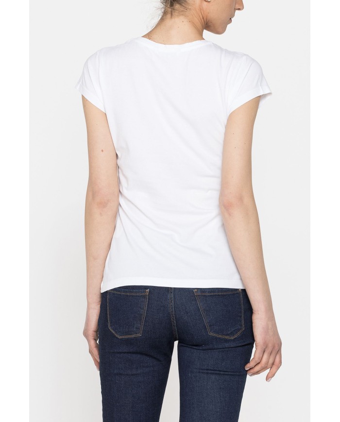 T-SHIRT GIROCOLLO IN JERSEY 100% COTONE.