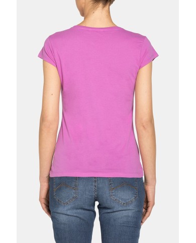 T-SHIRT GIROCOLLO IN JERSEY 100% COTONE.