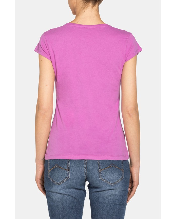 T-SHIRT GIROCOLLO IN JERSEY 100% COTONE.