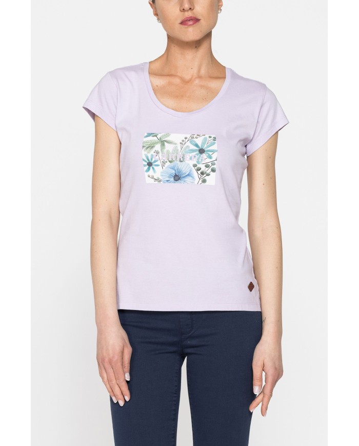 T-SHIRT GIROCOLLO IN JERSEY 100% COTONE.