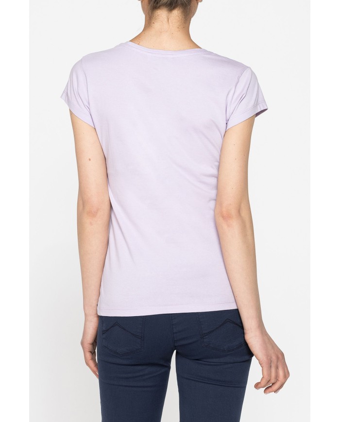 T-SHIRT GIROCOLLO IN JERSEY 100% COTONE.