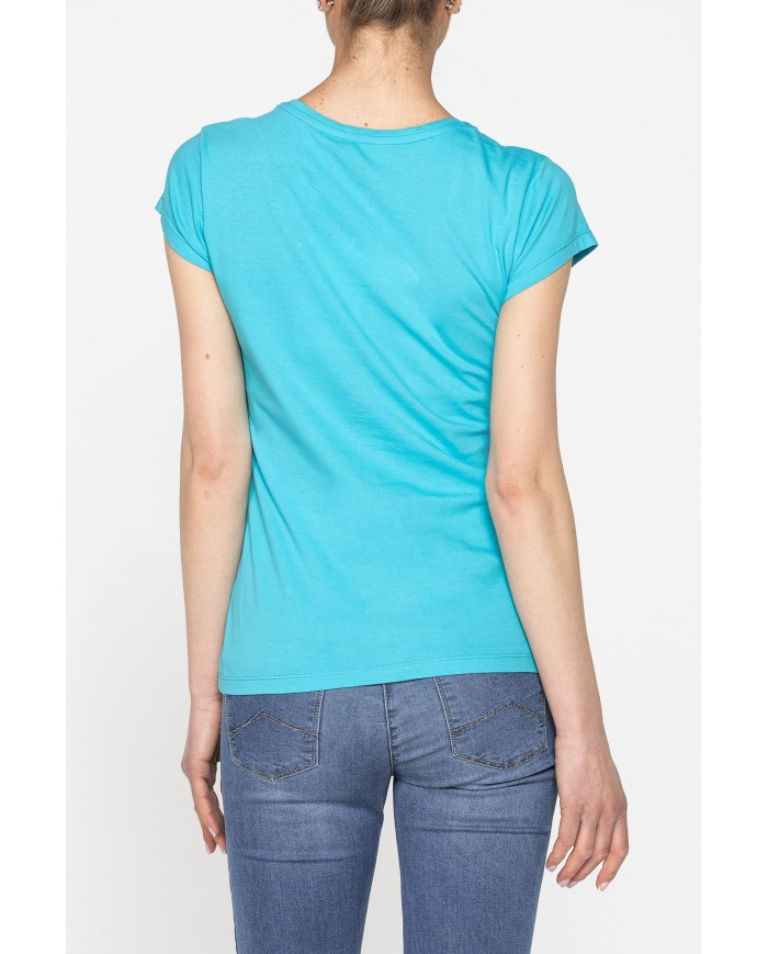 T-SHIRT GIROCOLLO IN JERSEY 100% COTONE.