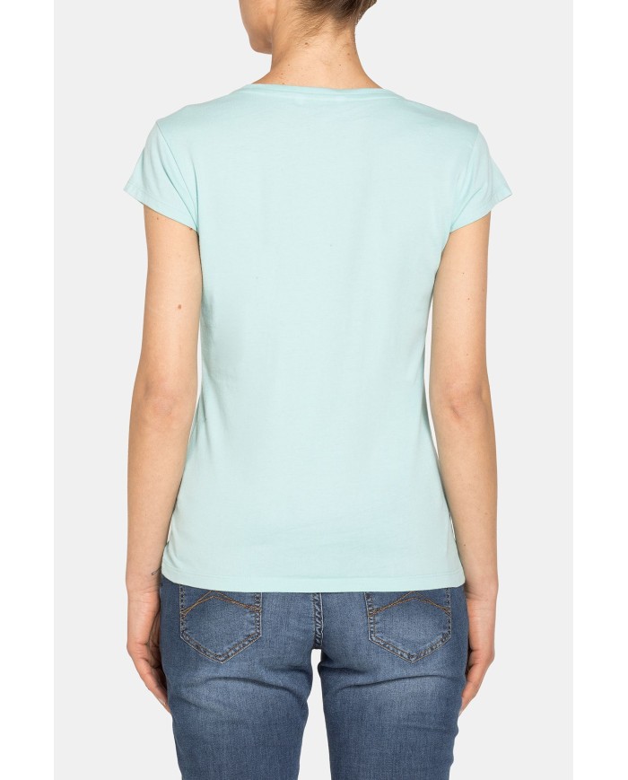 T-SHIRT GIROCOLLO IN JERSEY 100% COTONE.