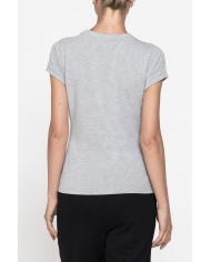 T-SHIRT GIROCOLLO CON STAMPA CARRERA IN TESSUTO JERSEY DI COTONE