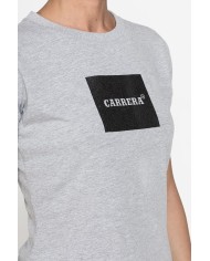 T-SHIRT GIROCOLLO CON STAMPA CARRERA IN TESSUTO JERSEY DI COTONE