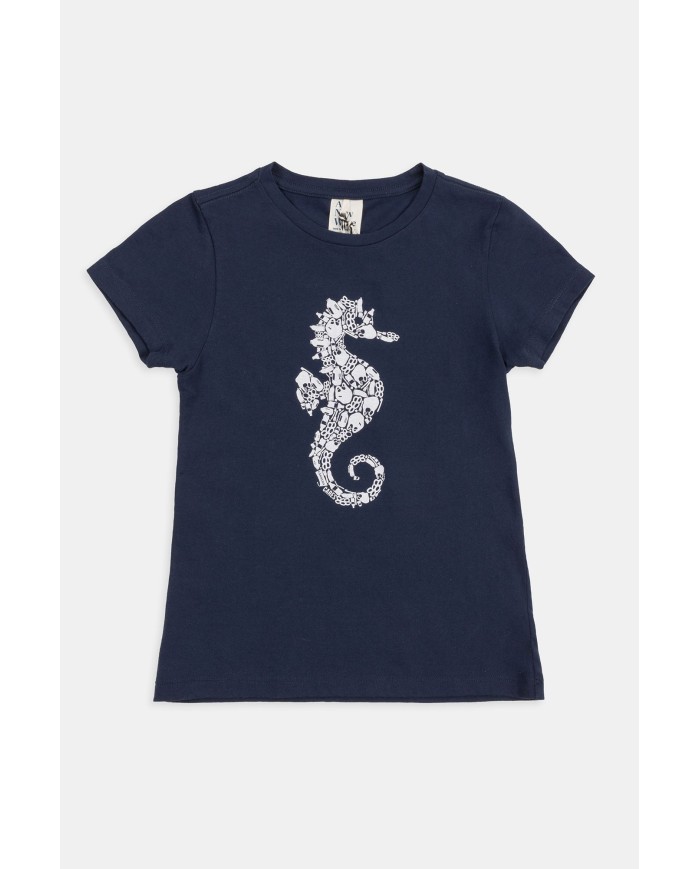 T-SHIRT GIROCOLLO JESRSEY RICICLATO.