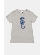 T-SHIRT GIROCOLLO JESRSEY RICICLATO.