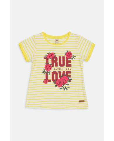 T-SHIRT GIROCOLLO 100% VISCOSA. Vestibilità regolare.