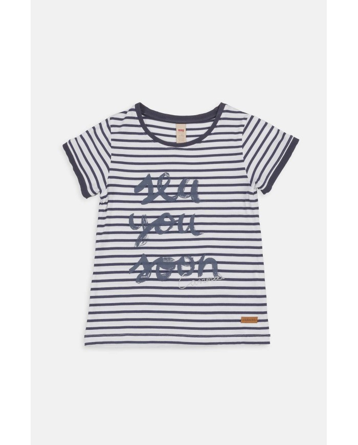 T-SHIRT GIROCOLLO 100% VISCOSA. Vestibilità regolare.