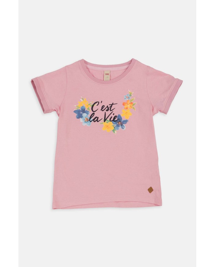 T-SHIRT GIROCOLLO 100% COTONE. Vestibilità regolare.