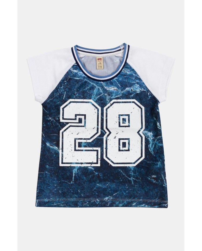 T-SHIRT GIROCOLLO CON STAMPA