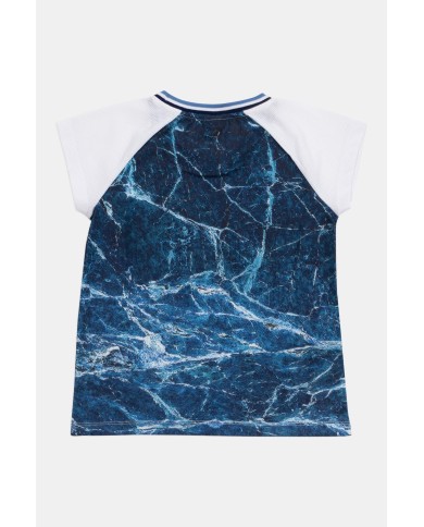 T-SHIRT GIROCOLLO CON STAMPA