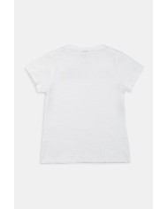 T-SHIRT GIROCOLLO CON SCRITTA CARRERA IN JERSEY SLUB DI COTONE