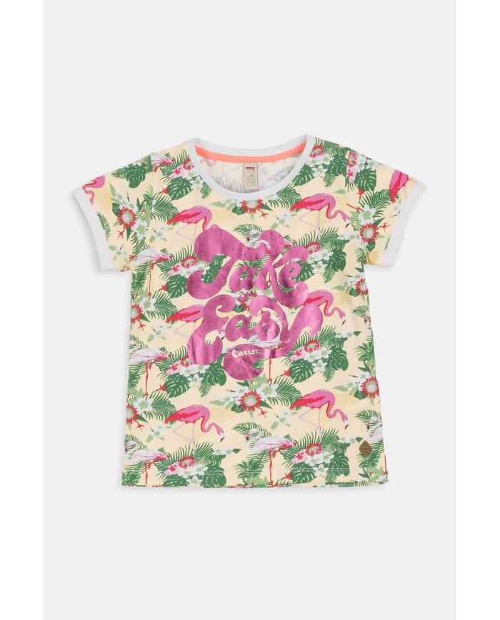 T-SHIRT GIROCOLLO. Vestibilità regolare.