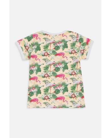 T-SHIRT GIROCOLLO. Vestibilità regolare.