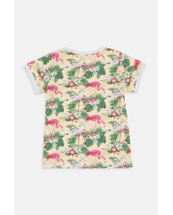 T-SHIRT GIROCOLLO. Vestibilità regolare.