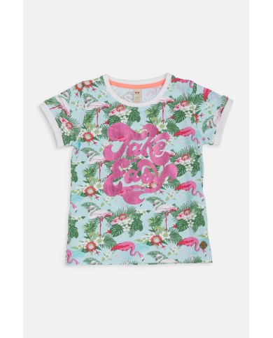 T-SHIRT GIROCOLLO. Vestibilità regolare.