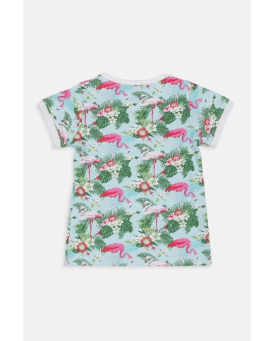 T-SHIRT GIROCOLLO. Vestibilità regolare.