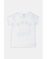 T-SHIRT GIROCOLLO IN JERSEY MISTO COTONE