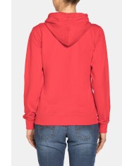 FELPA CAPPUCCIO CON ZIP IN TESSUTO FRENCH TERRY DI COTONE.