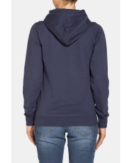 FELPA CAPPUCCIO CON ZIP IN TESSUTO FRENCH TERRY DI COTONE.