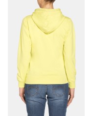 FELPA CAPPUCCIO CON ZIP IN TESSUTO FRENCH TERRY DI COTONE.