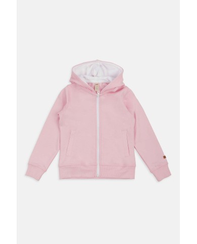 FELPA CON CAPPUCCIO IN COTONE. Vestibilità regolare.