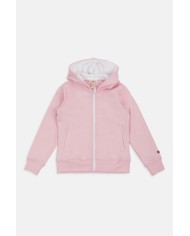 FELPA CON CAPPUCCIO IN COTONE. Vestibilità regolare.