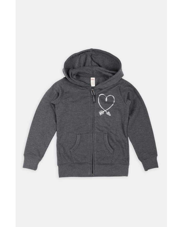 FELPA CON CAPPUCCIO MISTO COTONE